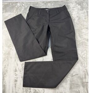 5.11 Tactical Pants Womens 10 Long Fast-Tac Black Ripstop Cargo EUC